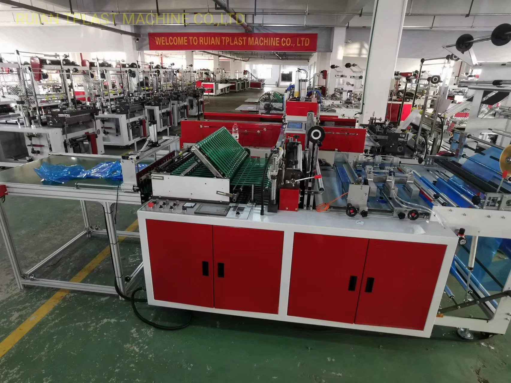 BOPP OPP PE Heat Cutting Side Sealing Bag Making Machine