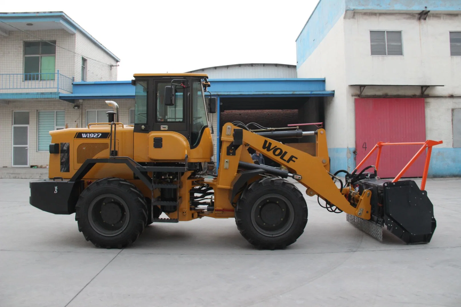 Brazil Popular Front Loader 2.7ton Wheel Loader for Road Construction