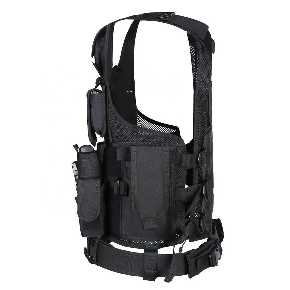 Hunting Multiple Pouches Military Molle Holster Police Assault Combat Gear Tactical Vest