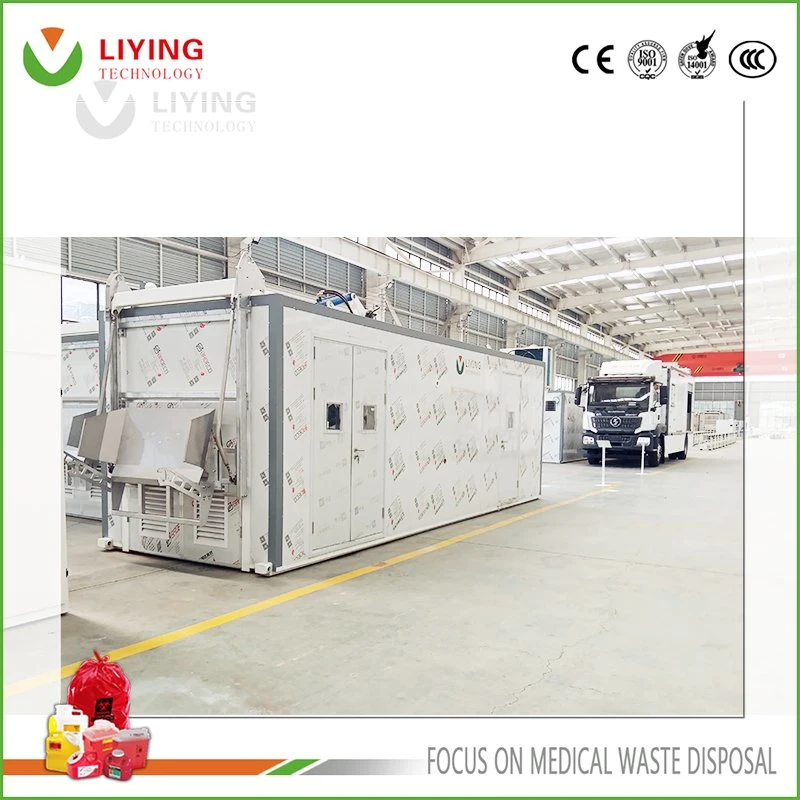 Hospital/ Clinical / Healthcare Medical Infectious Waste Microwave Treatment Process Equipment for Disinfection