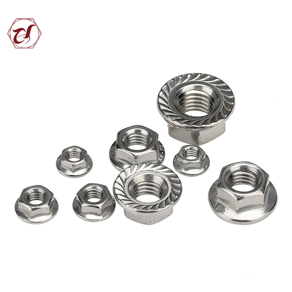 Hexagon Nuts with Flange A2-70 DIN6923 Stainless Steel 304