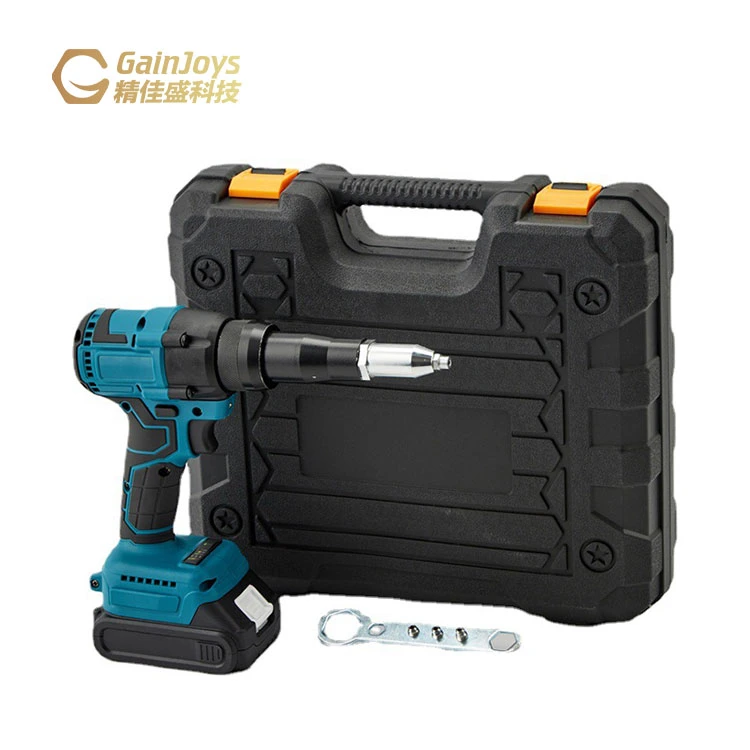 Gainjoys Wholesale 12V Cordless Rivet Gun Battery Rivet Gun Electric Riveter Battery Built-in Tool