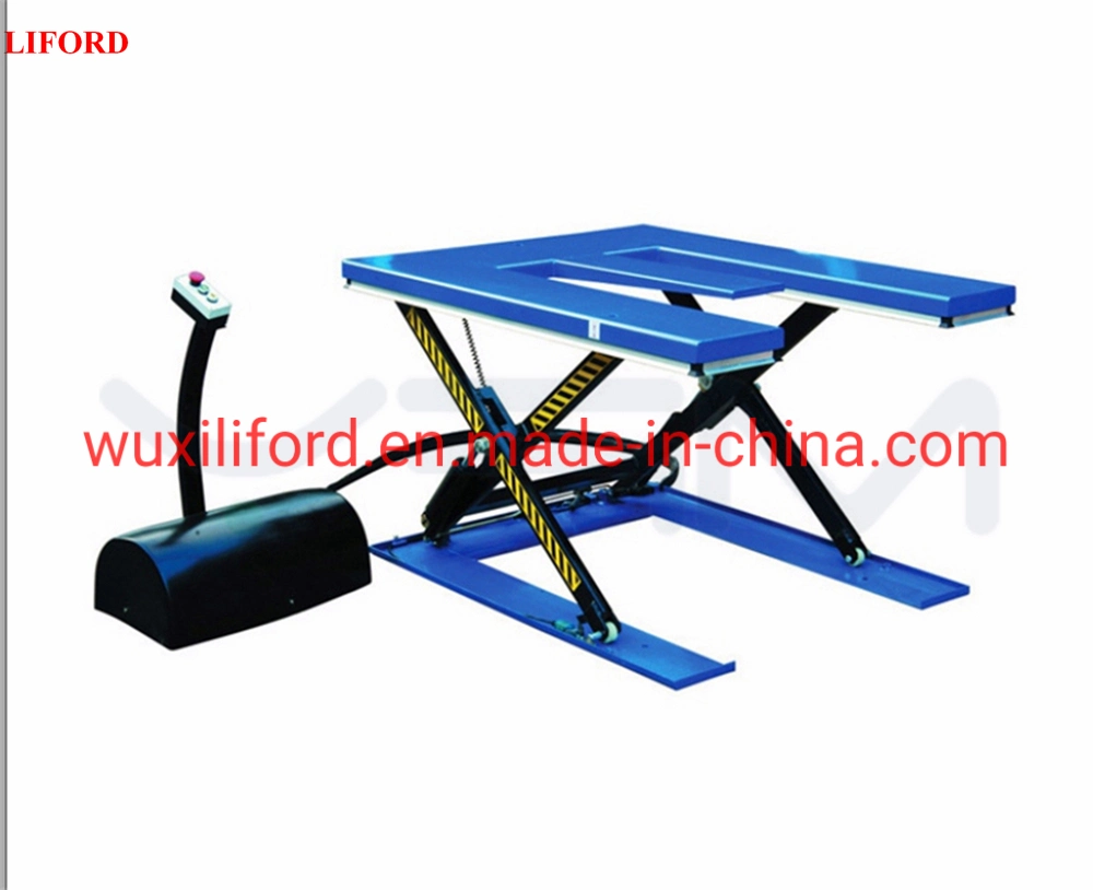 E Shape 1000 kg Hydraulic Mini Scissor Lift Table He1000