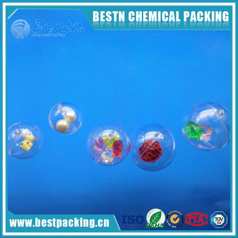 3cm Transparent Christmas Ball Can Open Plastic Hollow Ornament Ball