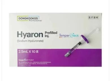 Medical Used 2.5ml Per Syringes Sodium Hyaluronate Skin Booster Hyaron Treatment