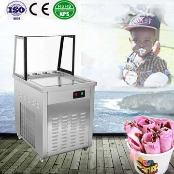 Original Factory Wholesale/Supplier Original Factory Double Flat Pans Fried Ice Cream Machine