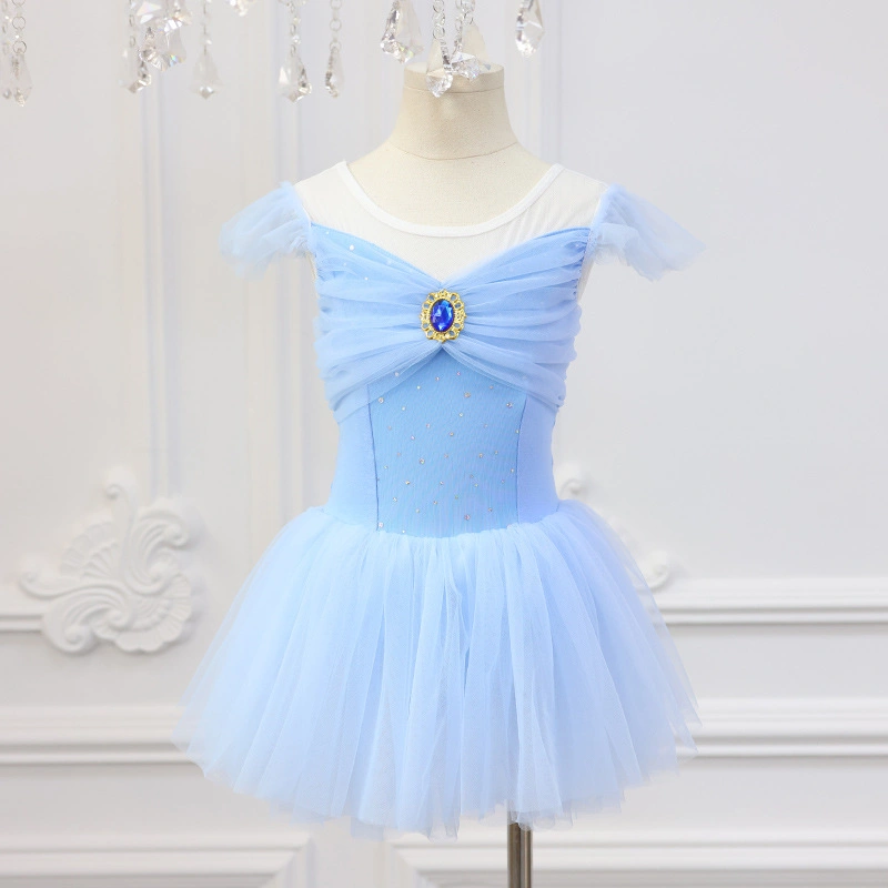 Children Summer Princess Dress Performance Ballet Dance Wear