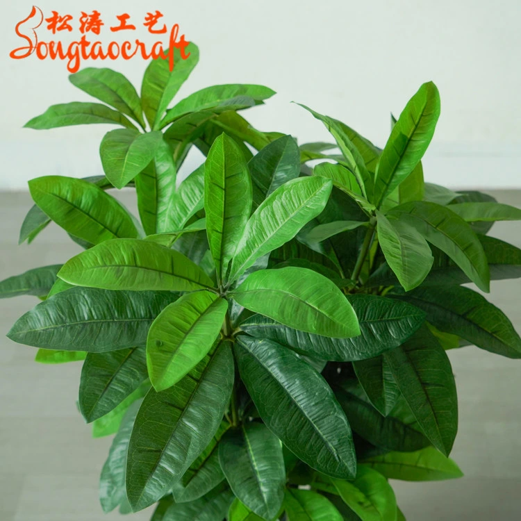 Indoor Decorative Pachira Macrocarpa Evergreen Artificial Bonsai Money Tree for Home Decor