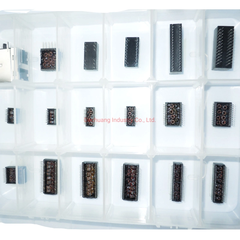 SMD Ethernet LAN Transformer 40 Pin Single Port 1000 Base-T Isolated Filter Modules Magnetic Network Surface Mount Type