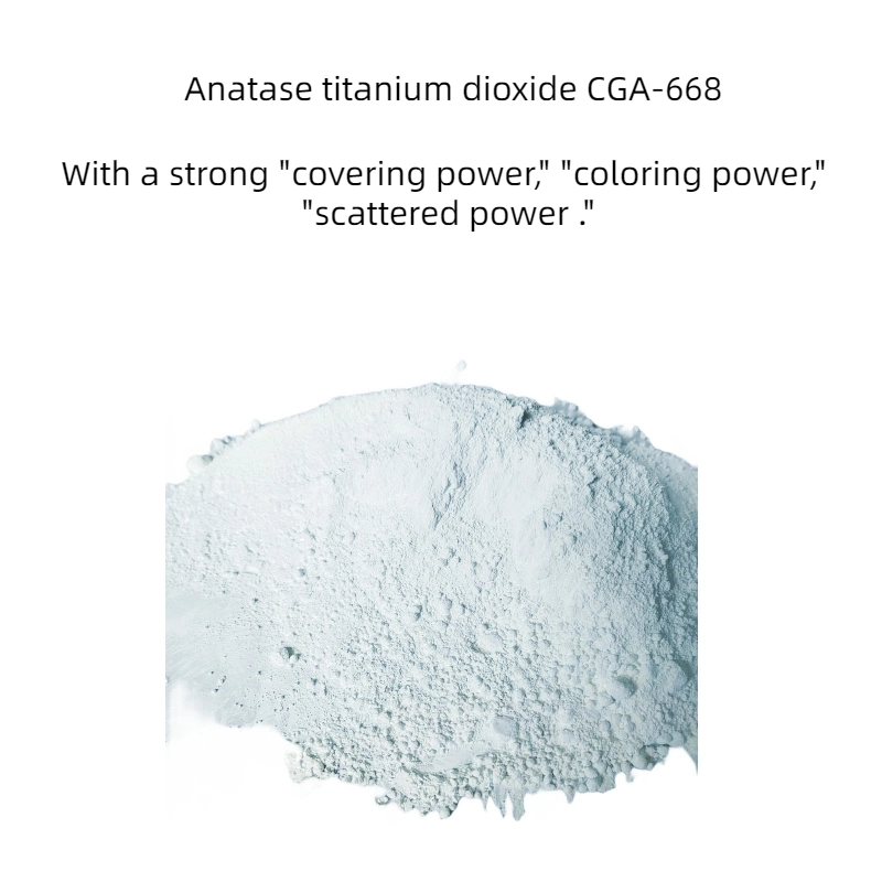 Durability and Whitening of Cga-668 Reinforced by Anatase Titanium Dioxide