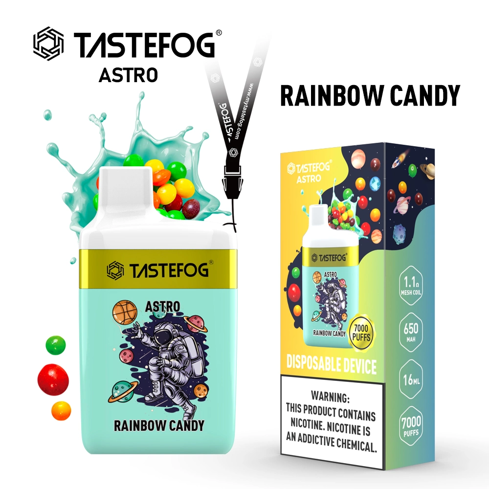 High Quality Tastefog Astro Vape 7000 Puff Bar Pen Hookah Disposable Vape