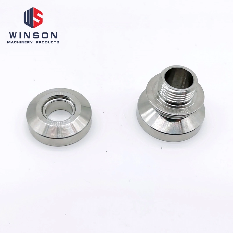 CNC Lathe Turning Threaded Parts, Zinc Plated Steel Studs