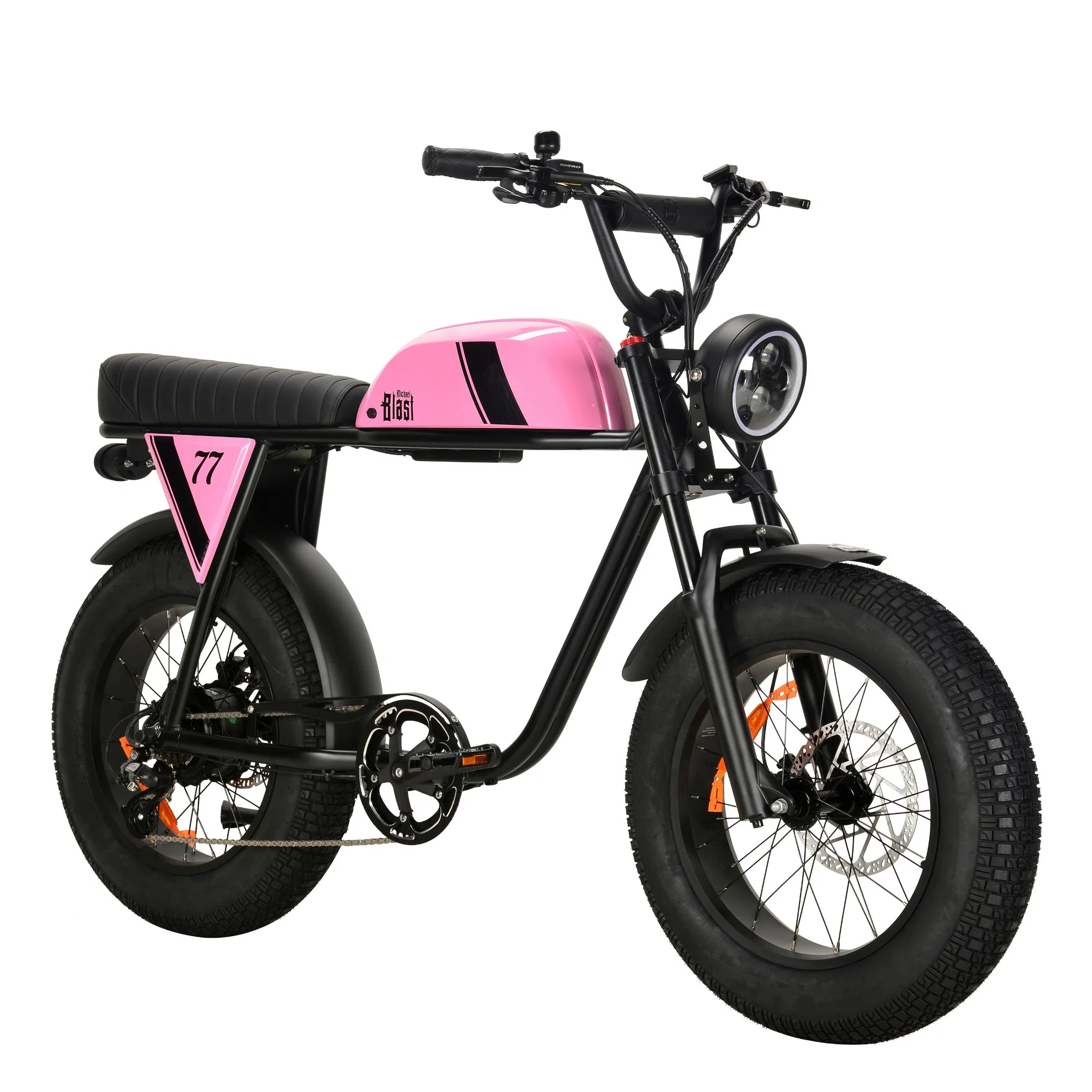 Fat Tire 750W Dual Battery Option Long Seat for 2 Persons Electric Mopped