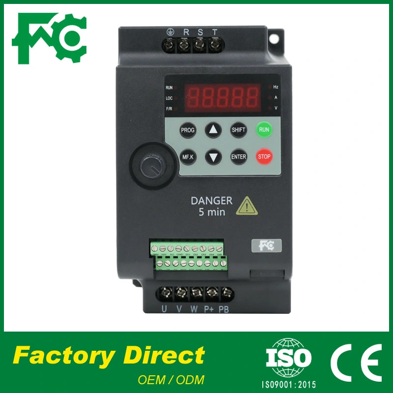 FC100E AC Drive El Control de Vectores Convertidor de frecuencia para Motor VFD