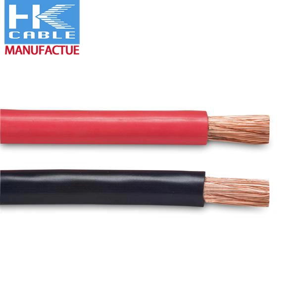 Humo mate transparente de cable de batería 0AWG 6 AWG 10 AWG Cable automotriz CCA Low-Tension cable PVC para kits de amplificador de automóvil