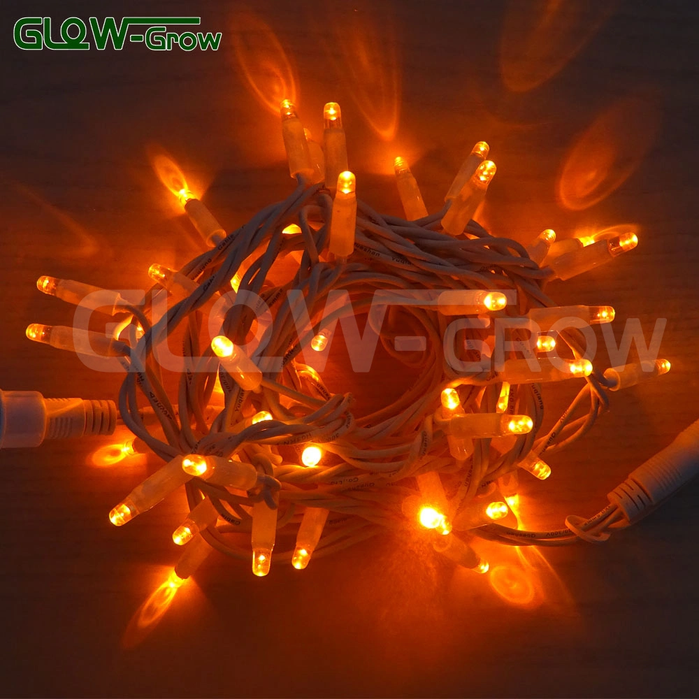 IP65 Waterproof 50 LEDs Christmas White LED String Light Birthday Lighting