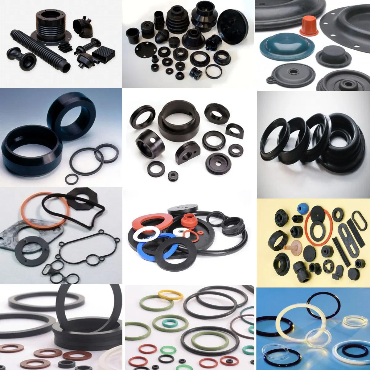 Customized Silicone Rubber NBR/Cr/FKM/EPDM Sealing Rubber Ring