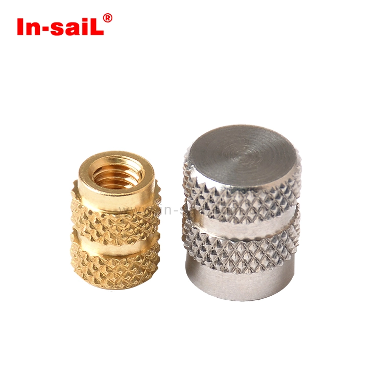 Round Brass Threaded Insert Nut of Plastic Case