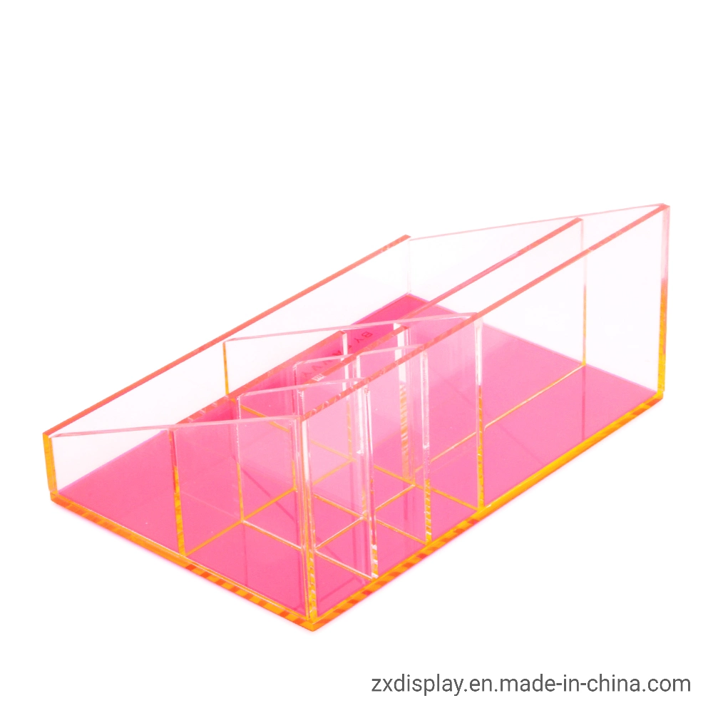 Acrylic Neon Color Cosmetics and Beauty Tools Storage Box