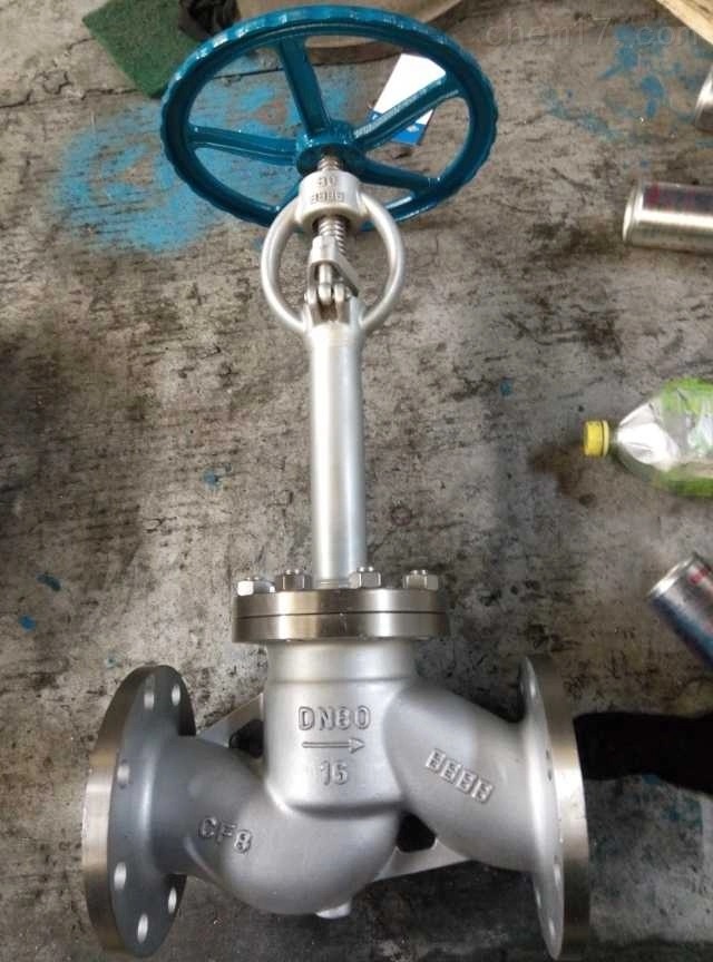 Stainless Steel Globe Valve J41W-16p Forged Flange Globe Valve 304 316L