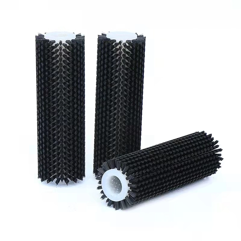 Customization Manufacturer Sales PP Nylon Disc Cleaning Sanitation Industrial Flat Wafer Street Sweeper Roller Brush