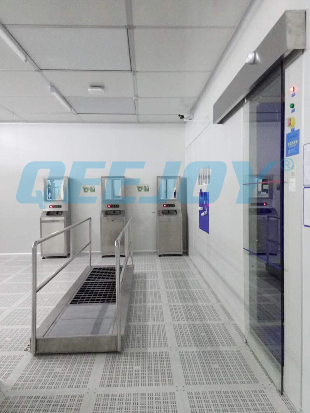 Full Automatic Boots Shoes Sole Cleaning Machine Entrance Dust Control System