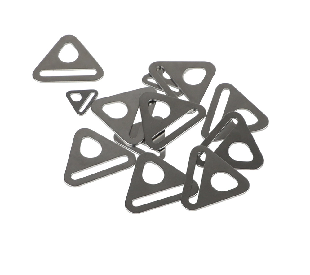 Custom Reinforce Triangle Buckle Stainless Steel Triangle Metal Stamping Parts for Tent Awning