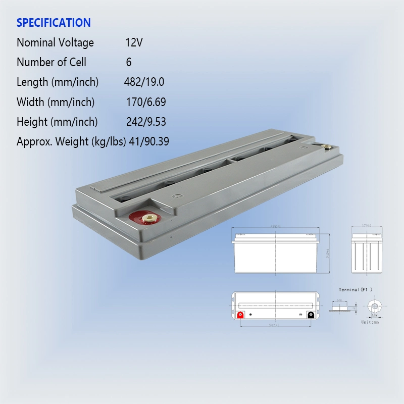 12V Valve Regulated Lead Acid Battery 28ah From Original Factory