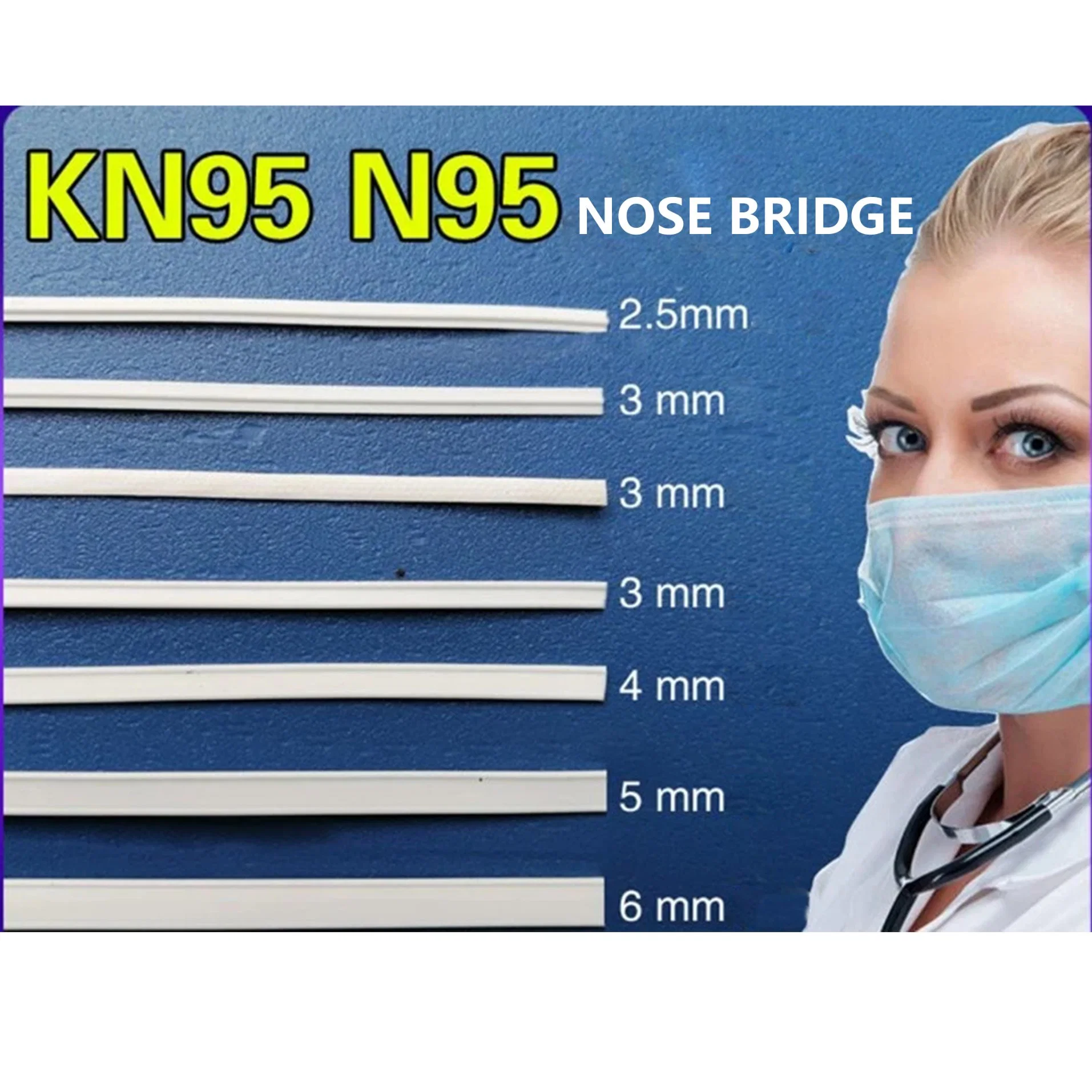 Plastic Nose Bar of PE Environmental Protection Mask of The Nose Wire