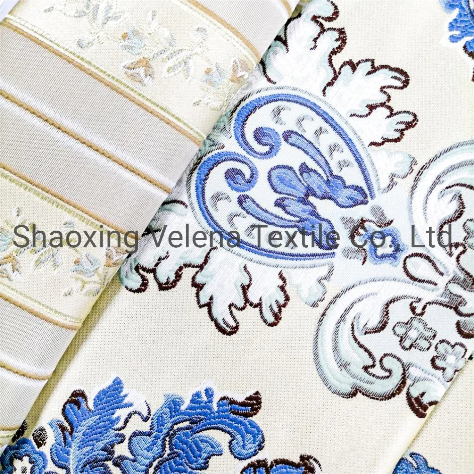 Classic and Beautiful Polyester Jacquard Fabric for Sofa Curtain Cushion Wholesale Fabric