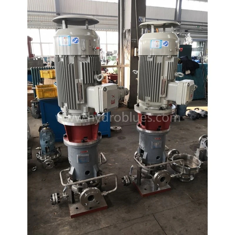 Closed-Coupled, Low Height and Well Stability API610 Oh3 Vertical in-Line Centrifugal Pump