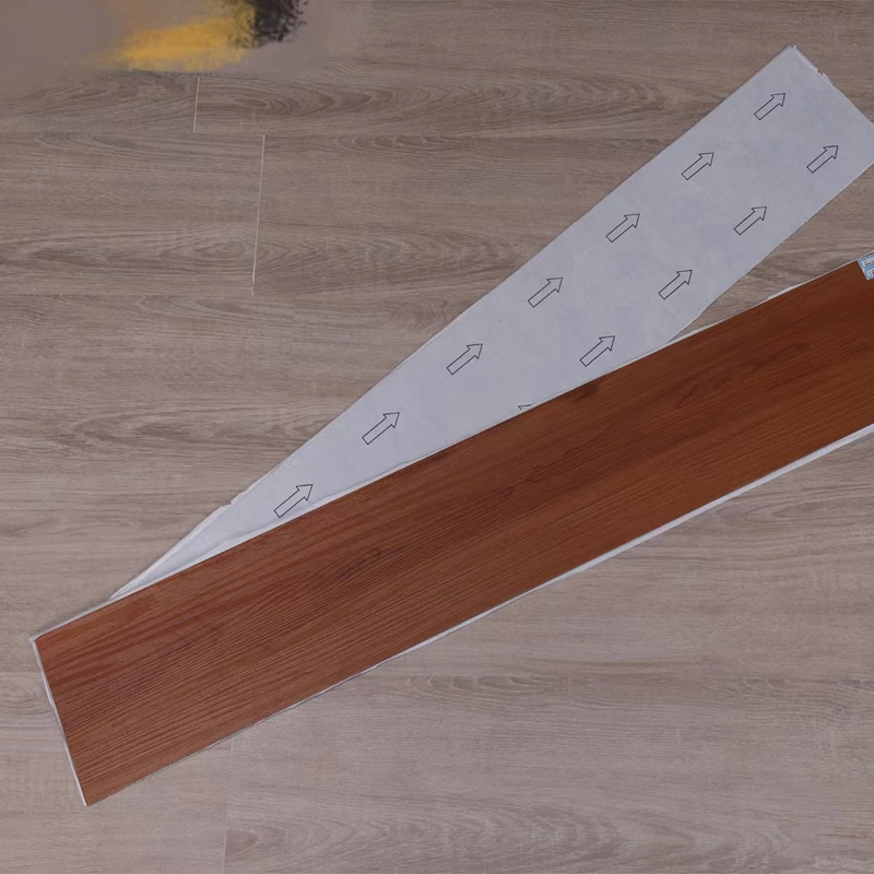 Competitive Price Waterproof Wood Natural Cork PVC Plastic Tiles Lvt Vinyl Plank Flooring Stickers