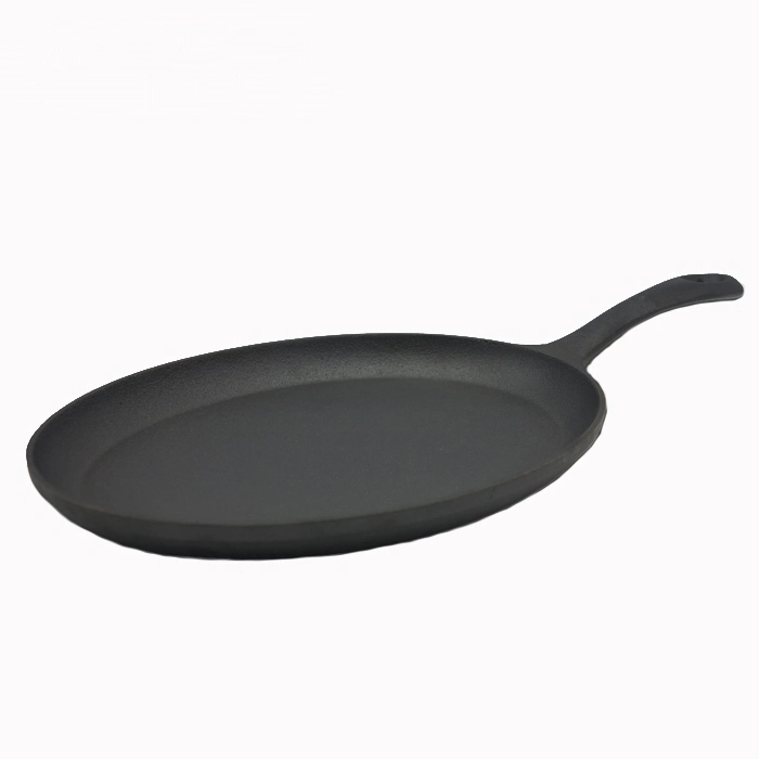 Cast Iron Oval Fajita Pan Set Tableware