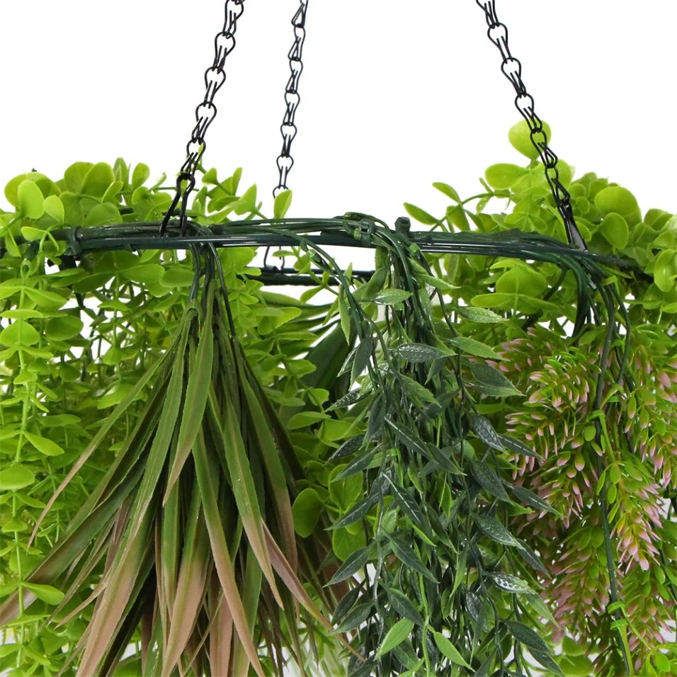 Uland Customized DIY Wedding Decorative Artificial Leaf Vine Plastic Plant Hanging Decoration