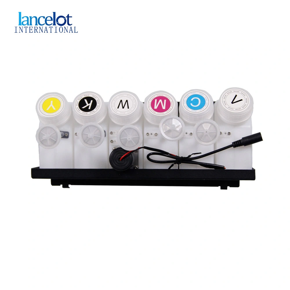 L1800 1390 Ink Cartridge with Stirring Function 250ml Capacity 250ml Dtf Ink Tank Cartridge Cmykw 5 Color