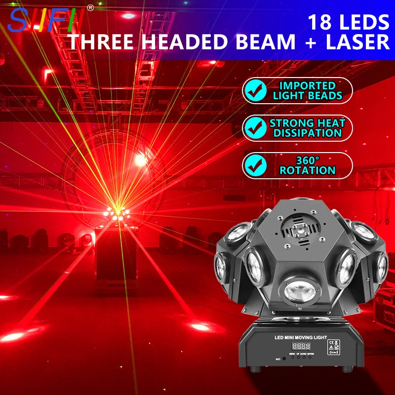 Beam LED Stage Lights 18r Beam Lights 150W Concert Stage Lighting Equipment for DJ Disco Wedding Events