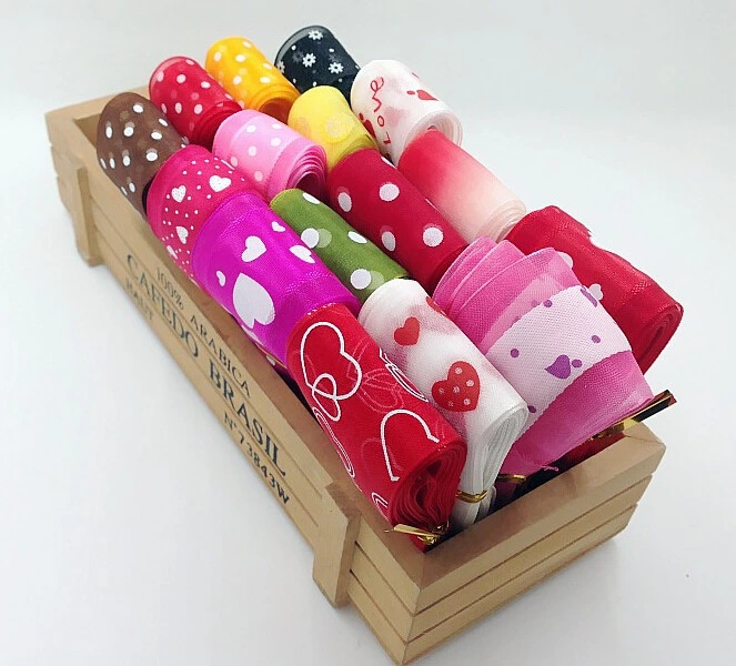 38mm Width Wrapping Nylon Ribbon DIY Handmade Hair Ornaments Bow Flower Gift Wrap Ribbons