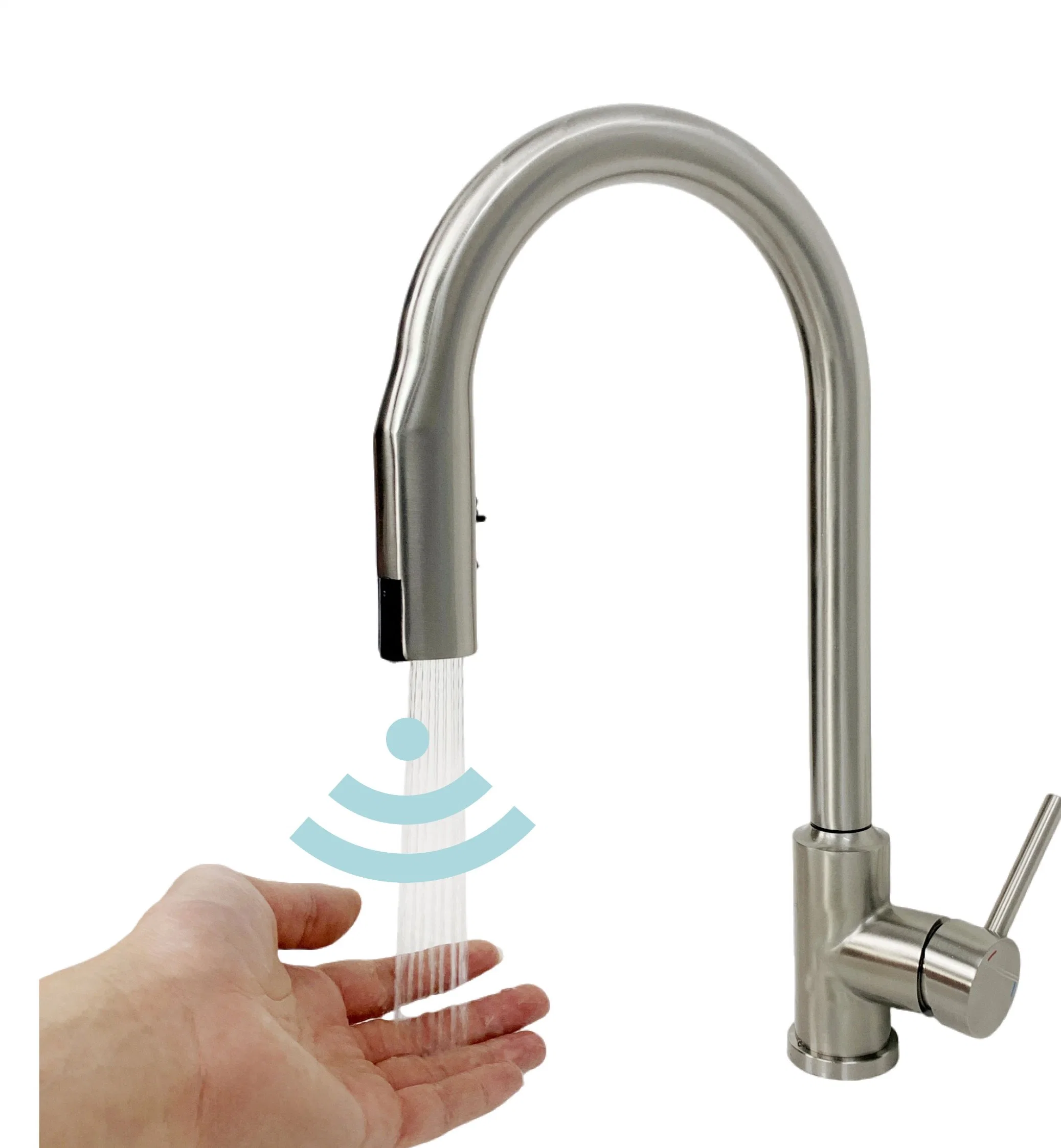 Factory Automatic Kitchen Tap Touchless Bathroom Accessories Pull Down Kitchen Tap Sink Faucet