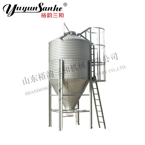 Poultry Farm Pig Chicken House Grain Silo Wide Range of Galvanized Feed Storage Bins