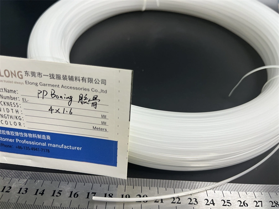 White Color Plastic Boning for Bra