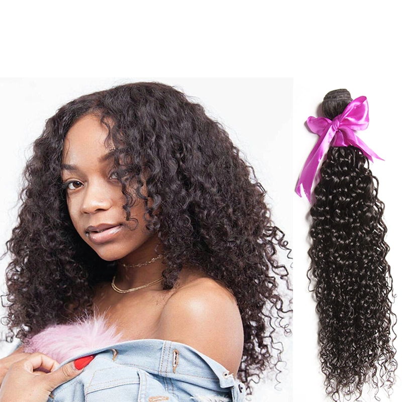 Kbeth Wholesale/Supplier 10A Brazilian Kinky Curly Human Hair Weave Bundle Extensions Natural Cuticle Aligned Virgin Human Hair Bundle 1 Piece