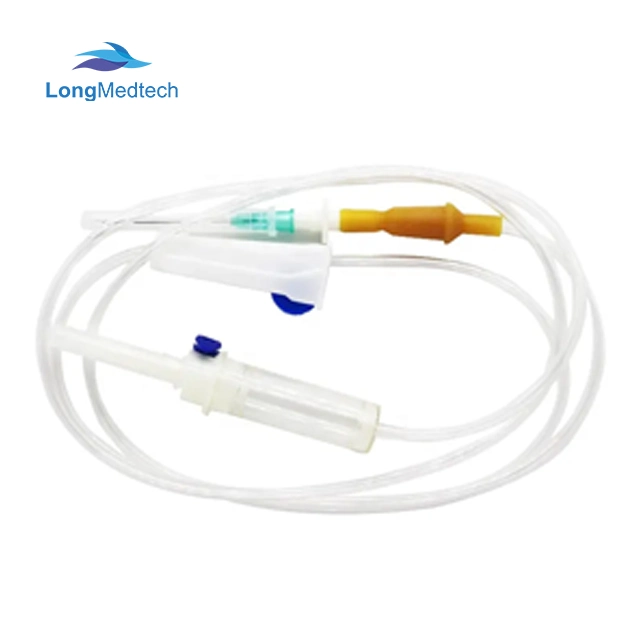 Kit d'égouttage de liquide pour perfusion intraveineuse médicale stérile jetable IV Kit de perfusion