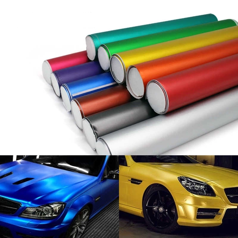 precio de fábrica al por mayor Color mate Autoadhesivo/Vinilo adhesivo rollo de colores Vehículo de película para Auto Sticker Vinyl Car Wrap