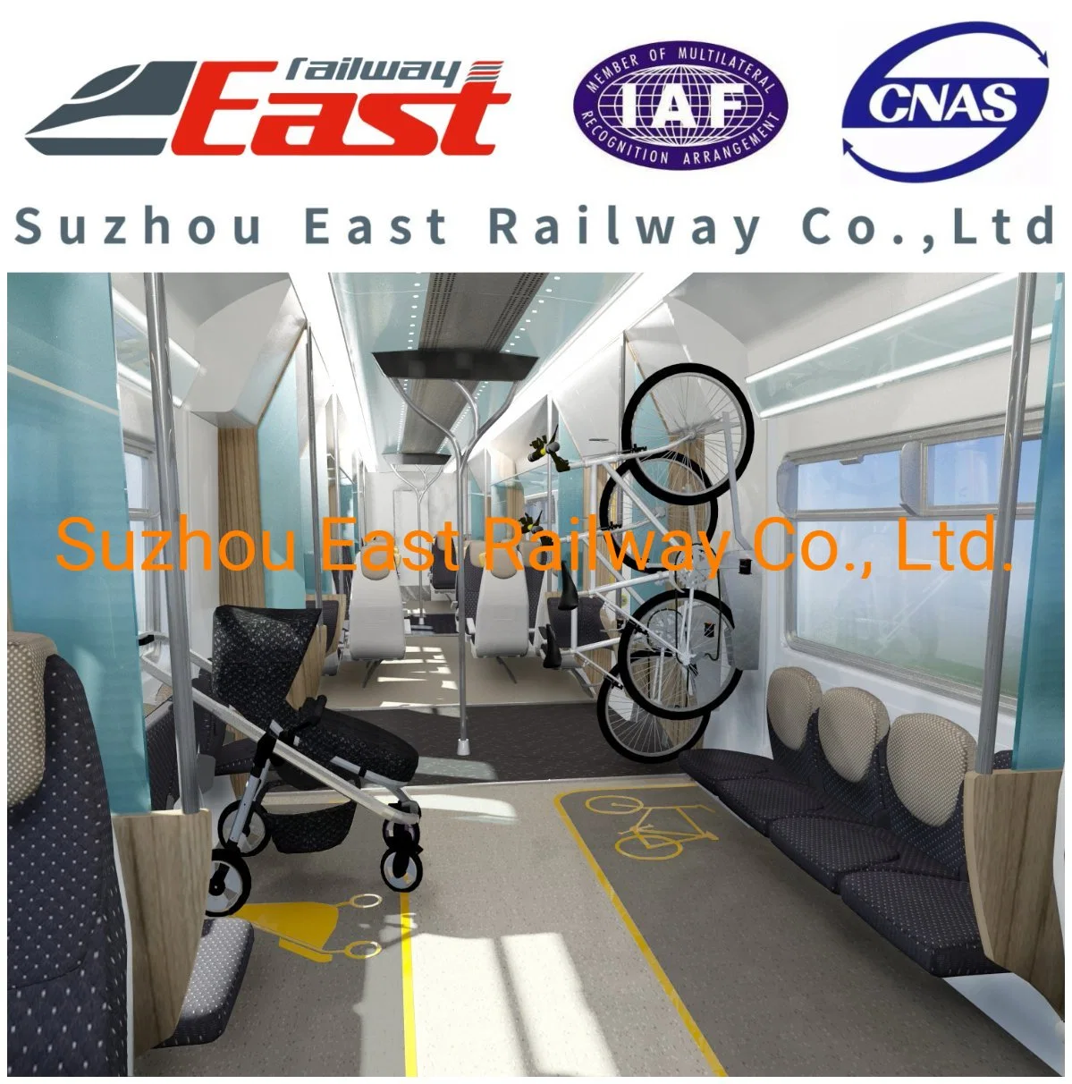 Railway Interior Solution for Passenger Car Coach/Emu/Lrt/Metro