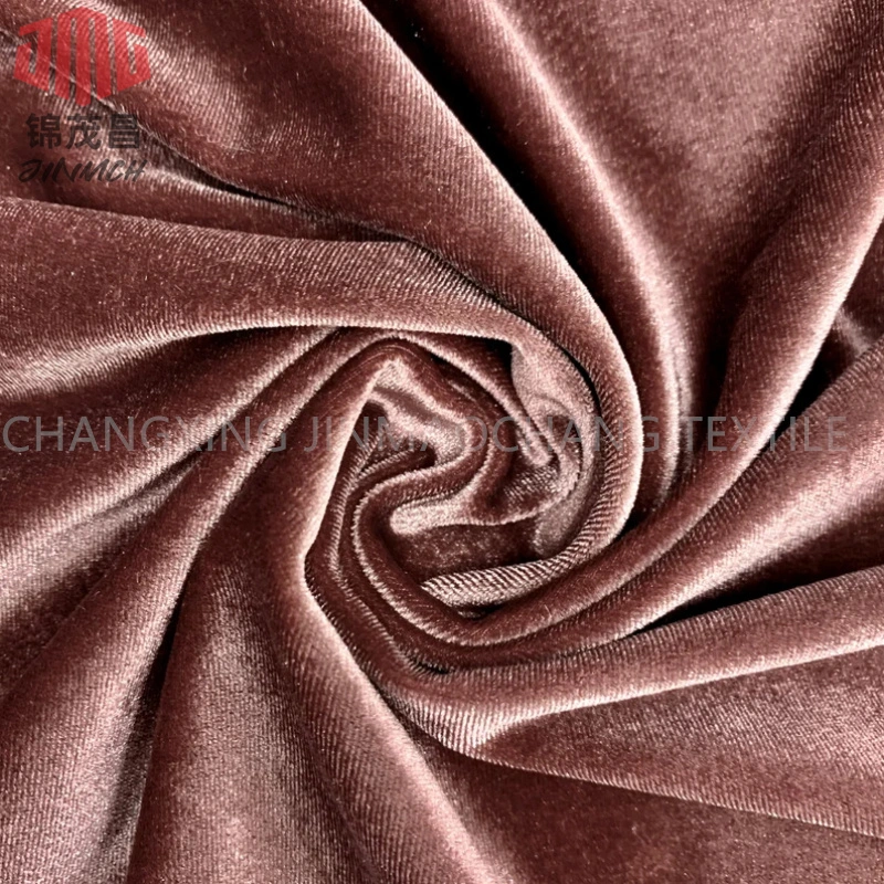 مصنع بالجملة للبيطريّ الكوري 95%بوليستر 5%سباندكس Ks Velvet Fabric لـ أحذية أزياء بطانة القبعات تمديد اللباس