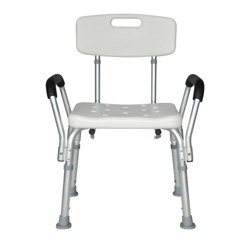 High quality/High cost performance  Lightweight Aluminum Height Adjustable Disable Bath Shower Chairs with Backrest