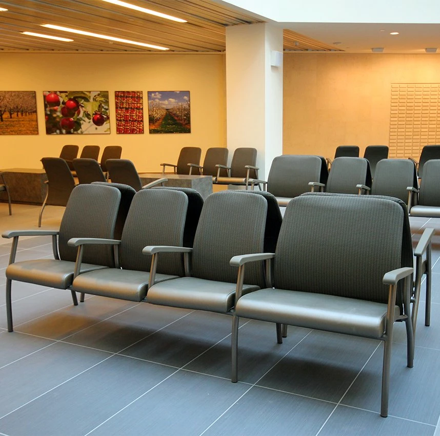 Manufacturers Price Airport Furniture PU Link Beam Seating Office Reception Hospital Clinic Healthcare Waiting Chair