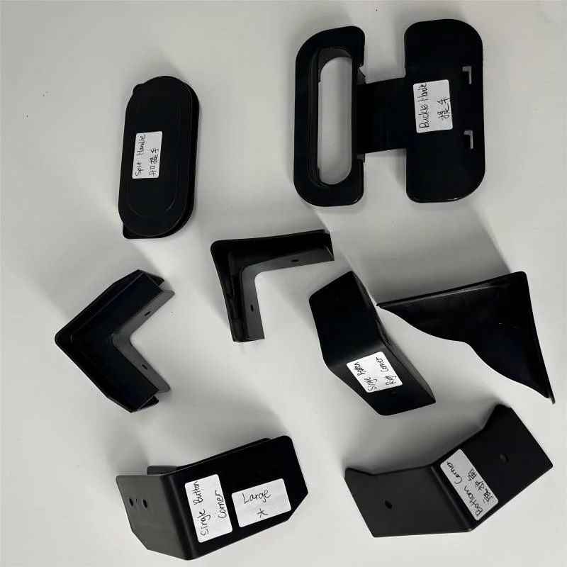 PP Hollow Box Black PVC Plastic U-Shaped Corner Edge Strip