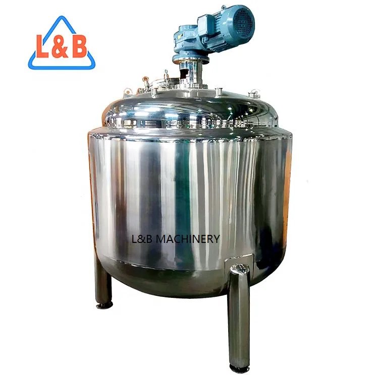 500 Liter Pressure Type Stainless Steel Jacketed Vessel