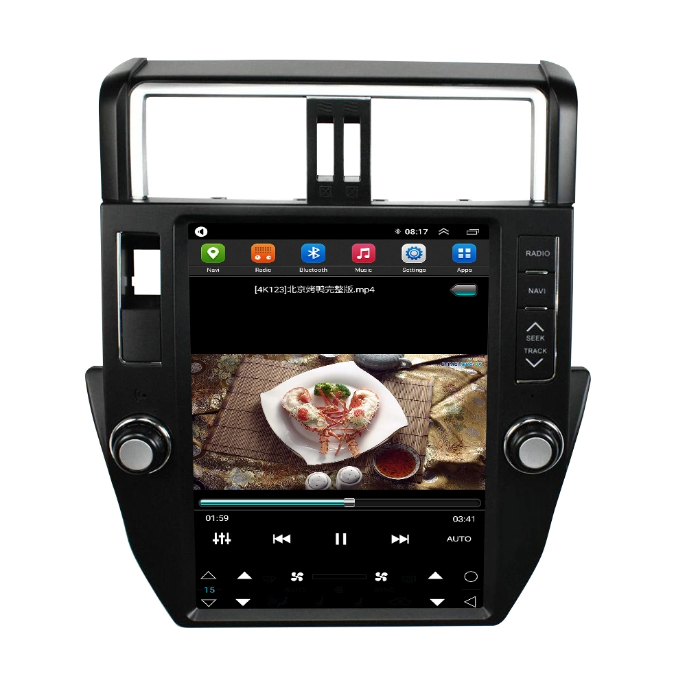 Android Auto de alta resolución de vídeo para Toyota Prado 2010 2011 2012 2013 2+32 GB GPS Reproductor Multimedia.